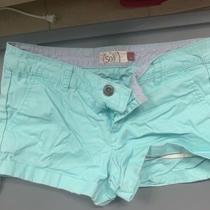 Light blue shorts. Size 5.
